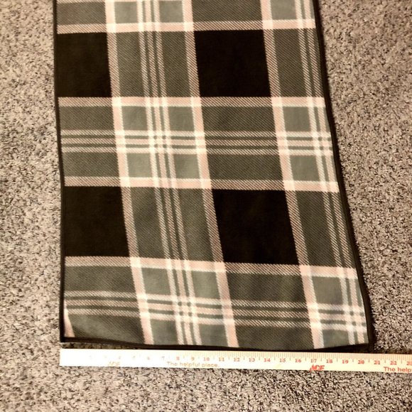 Woolrich Wrap Womens One Size Brown Pink Plaid Reversible - Picture 6 of 11